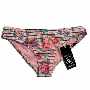 NWT Wildfox White Floral Bikini Bottom